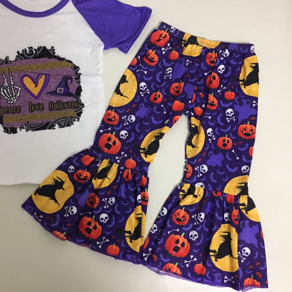 Halloween 🎃 Pumpkin 🎃 Cute Pants Set - Picture 6 of 6